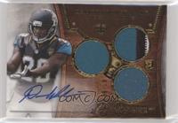 Rookie Autographed Triple Relics - Denard Robinson #/99