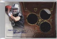 Rookie Autographed Triple Relics - Tyler Wilson #/99