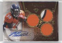 Rookie Autographed Triple Relics - Montee Ball #/99