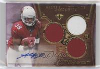 Rookie Autographed Triple Relics - Andre Ellington #/99