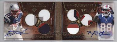 2013 Topps Triple Threads - Leather Bound Booklets #LBAR-DG - Aaron Dobson, Marquise Goodwin /5