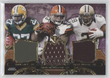 2013 Topps Triple Threads - Relic Trios - Purple #TTRT-LRI - Eddie Lacy, Trent Richardson, Mark Ingram /27