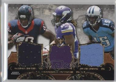 2013 Topps Triple Threads - Relic Trios #TTRT-HPH - DeAndre Hopkins, Cordarrelle Patterson, Justin Hunter /36