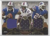 EJ Manuel, Steve Johnson, C.J. Spiller [EX to NM] #/36