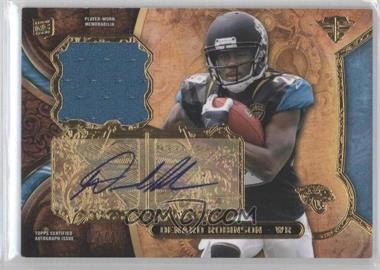 2013 Topps Triple Threads - Rookie Relics Autographs - Sapphire #TTRAR-DR - Denard Robinson /10