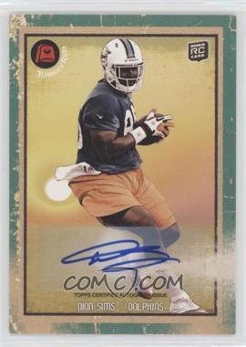 2013 Topps Turkey Red - [Base] - Green Autographs #29 - Dion Sims /10