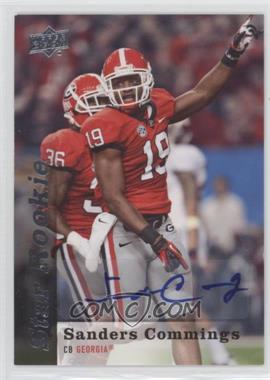 2013 Upper Deck - [Base] - Autographs #132 - Star Rookie - Sanders Commings