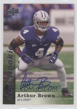 2013 Upper Deck - [Base] - Autographs #198 - Star Rookie - Arthur Brown