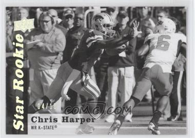 2013 Upper Deck - [Base] - Black & White Glossy #77 - Star Rookie - Chris Harper /10