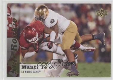 2013 Upper Deck - [Base] #112 - Star Rookie - Manti Te'o