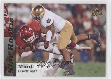 2013 Upper Deck - [Base] #112 - Star Rookie - Manti Te'o