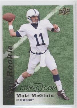 2013 Upper Deck - [Base] #121 - Star Rookie - Matt McGloin