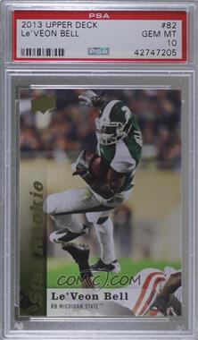 2013 Upper Deck - [Base] #82 - Star Rookie - Le'Veon Bell [PSA 10 GEM MT]