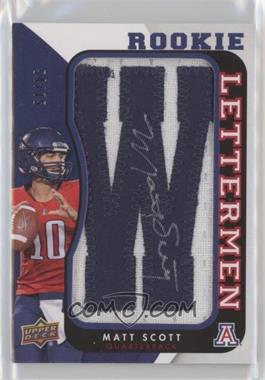 2013 Upper Deck - Rookie Lettermen Autographs #RL-MS - Matt Scott /75