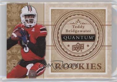 2013 Upper Deck Quantum - 2014 XRC Rookies #XRC-10 - Teddy Bridgewater /175