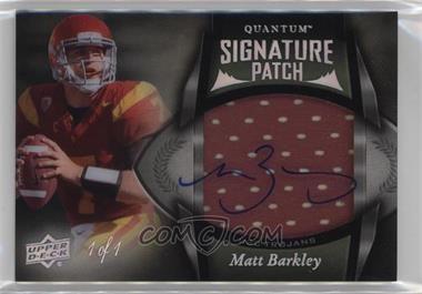 2013 Upper Deck Quantum - [Base] - Spectrum Silver #152 - Quantum Signature Patch - Matt Barkley /1