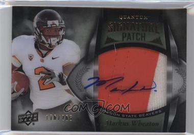 2013 Upper Deck Quantum - [Base] #148 - Quantum Signature Patch - Markus Wheaton /265