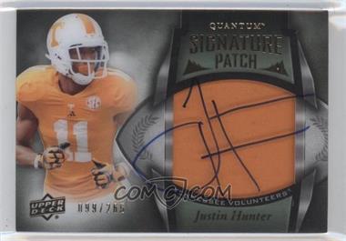 2013 Upper Deck Quantum - [Base] #149 - Quantum Signature Patch - Justin Hunter /265