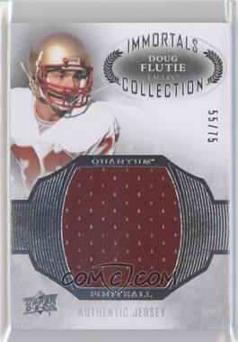 2013 Upper Deck Quantum - Immortals Collection Materials #LC-DF - Doug Flutie /75