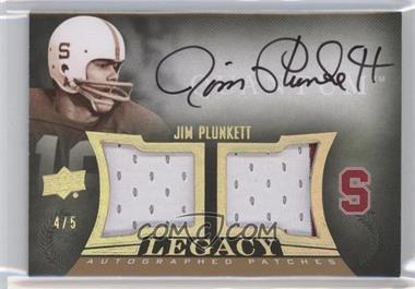 2013 Upper Deck Quantum - Legacy Autographed Jersey - Patch #LJ-JP - Jim Plunkett /5