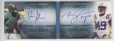 2013 Upper Deck Quantum - Moments in Time Rookies Dual Autograph Booklet #MTR-DB - Dion Jordan, Barkevious Mingo /75