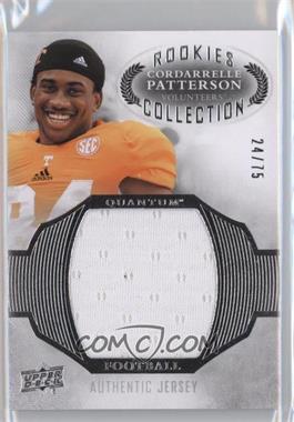 2013 Upper Deck Quantum - Rookies Collection Materials #RC-CP - Cordarrelle Patterson /75