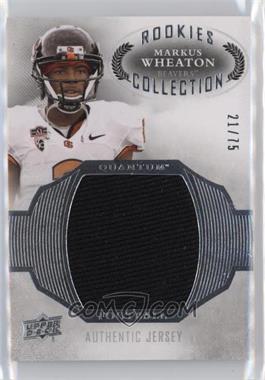 2013 Upper Deck Quantum - Rookies Collection Materials #RC-WM - Markus Wheaton /75