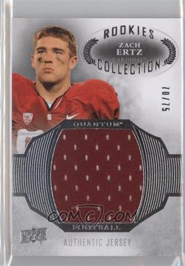 2013 Upper Deck Quantum - Rookies Collection Materials #RC-ZE - Zach Ertz /75