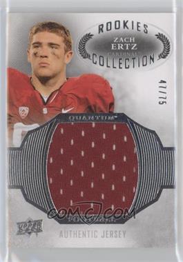 2013 Upper Deck Quantum - Rookies Collection Materials #RC-ZE - Zach Ertz /75