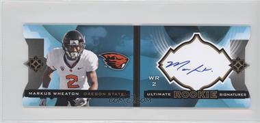 2013 Upper Deck Ultimate Collection - [Base] #184 - Ultimate Rookie Signatures - Markus Wheaton /199