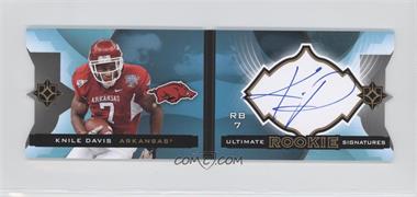 2013 Upper Deck Ultimate Collection - [Base] #185 - Ultimate Rookie Signatures - Knile Davis /199