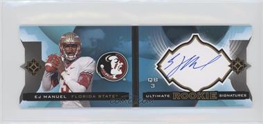 2013 Upper Deck Ultimate Collection - [Base] #196 - Ultimate Rookie Signatures - EJ Manuel /75