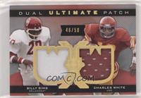 Billy Sims, Charles White #/50