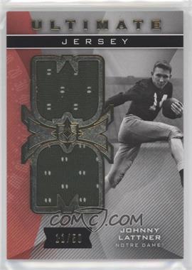 2013 Upper Deck Ultimate Collection - Ultimate Jersey #UJ-JL - Johnny Lattner /50