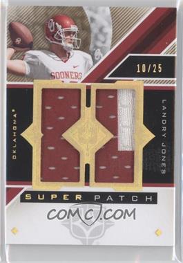 2013 Upper Deck Ultimate Collection - Ultimate Super Jersey - Patch #USJ-LJ - Landry Jones /25