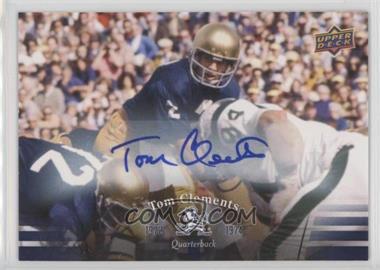 2013 Upper Deck University of Notre Dame - [Base] - Autographs #34 - Tom Clements