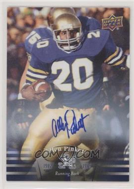 2013 Upper Deck University of Notre Dame - [Base] - Autographs #38 - Allen Pinkett