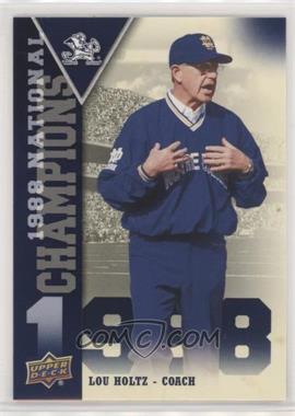 2013 Upper Deck University of Notre Dame - National Champions #NC-LH - Lou Holtz