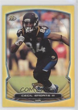 2014 Bowman - [Base] - Gold Foil #40 - Cecil Shorts III /75