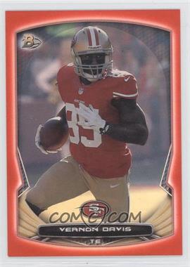 2014 Bowman - [Base] - Red Foil #68 - Vernon Davis /25