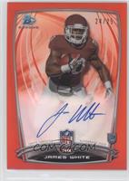 James White #/25