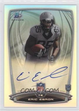 2014 Bowman - Rookie Chrome Refractor Autograph #52 - Eric Ebron