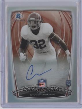 2014 Bowman - Rookie Chrome Refractor Autograph #58 - C.J. Mosley