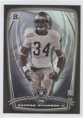 2014 Bowman - Rookies - Black Foil #52 - George Atkinson III