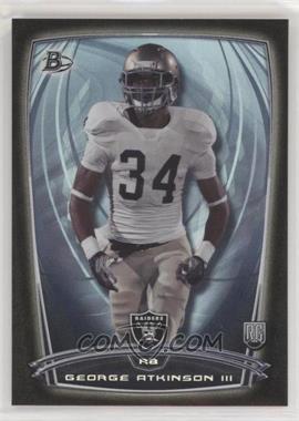 2014 Bowman - Rookies - Black Foil #52 - George Atkinson III