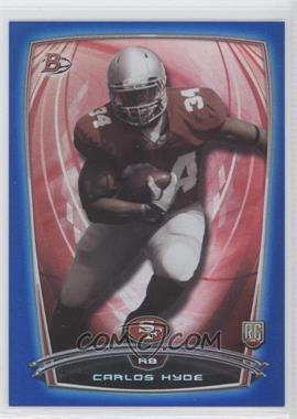 2014 Bowman - Rookies - Blue Foil #14 - Carlos Hyde /499