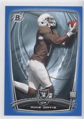 2014 Bowman - Rookies - Blue #19 - Mike Davis /499