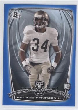 2014 Bowman - Rookies - Blue #52 - George Atkinson III /499