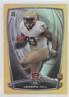 2014 Bowman - Rookies - Gold Foil #28 - Jeremy Hill /399