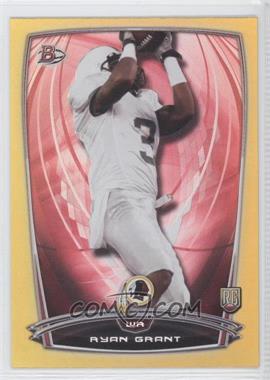 2014 Bowman - Rookies - Gold Foil #29 - Ryan Grant /399